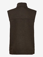 NORR - Kenia waistcoat - knitted vests - dark army - 1