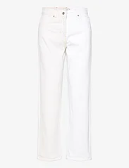 NORR - Kenzie straight leg jeans - tiesaus kirpimo džinsai - beige blocking - 0