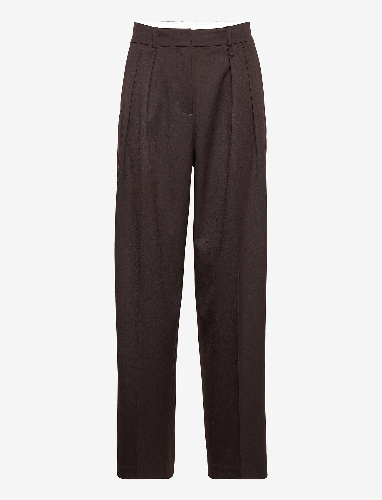 NORR - Charlotte pants - dark brown - 0