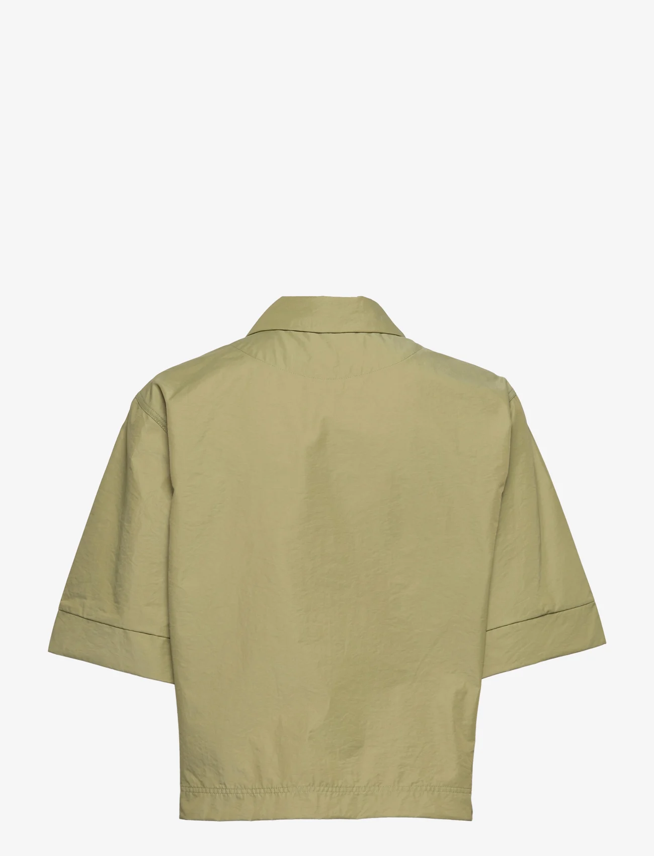 NORR - Cora shirt - lyhythihaiset paidat - green - 1