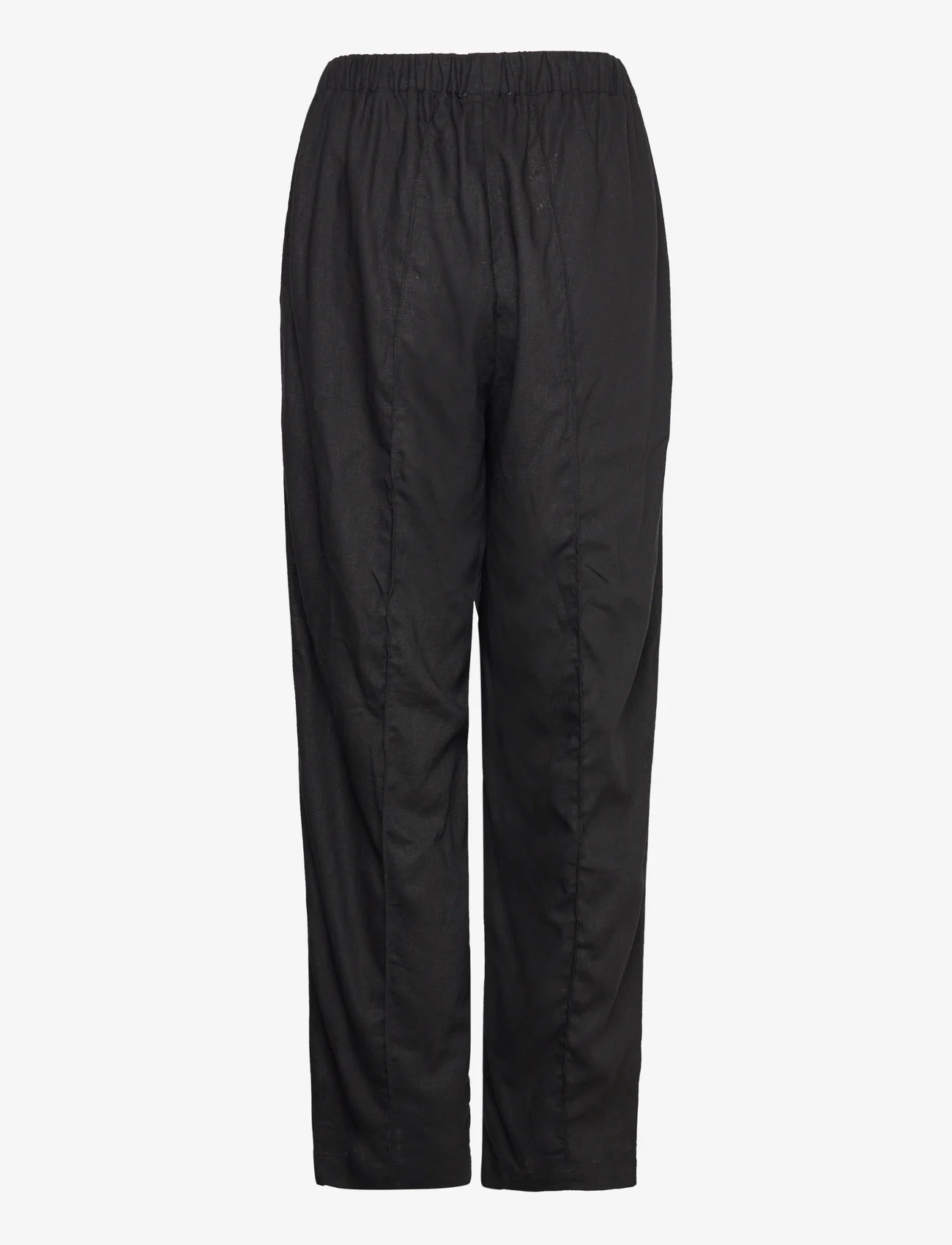 NORR - Esma pants - linen trousers - black - 1