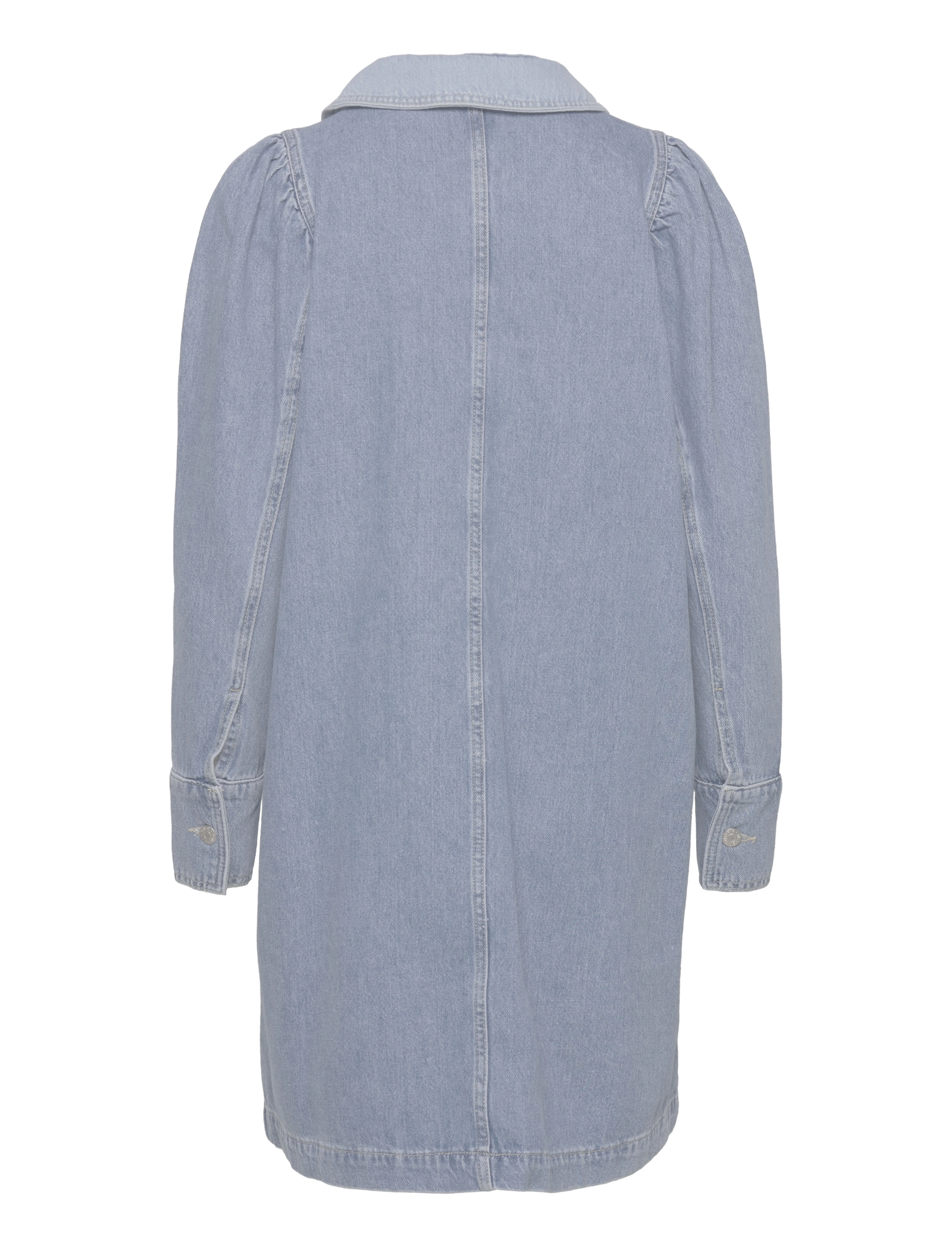 NORR - Larisa denim dress - denimkjoler - blue blocking - 1