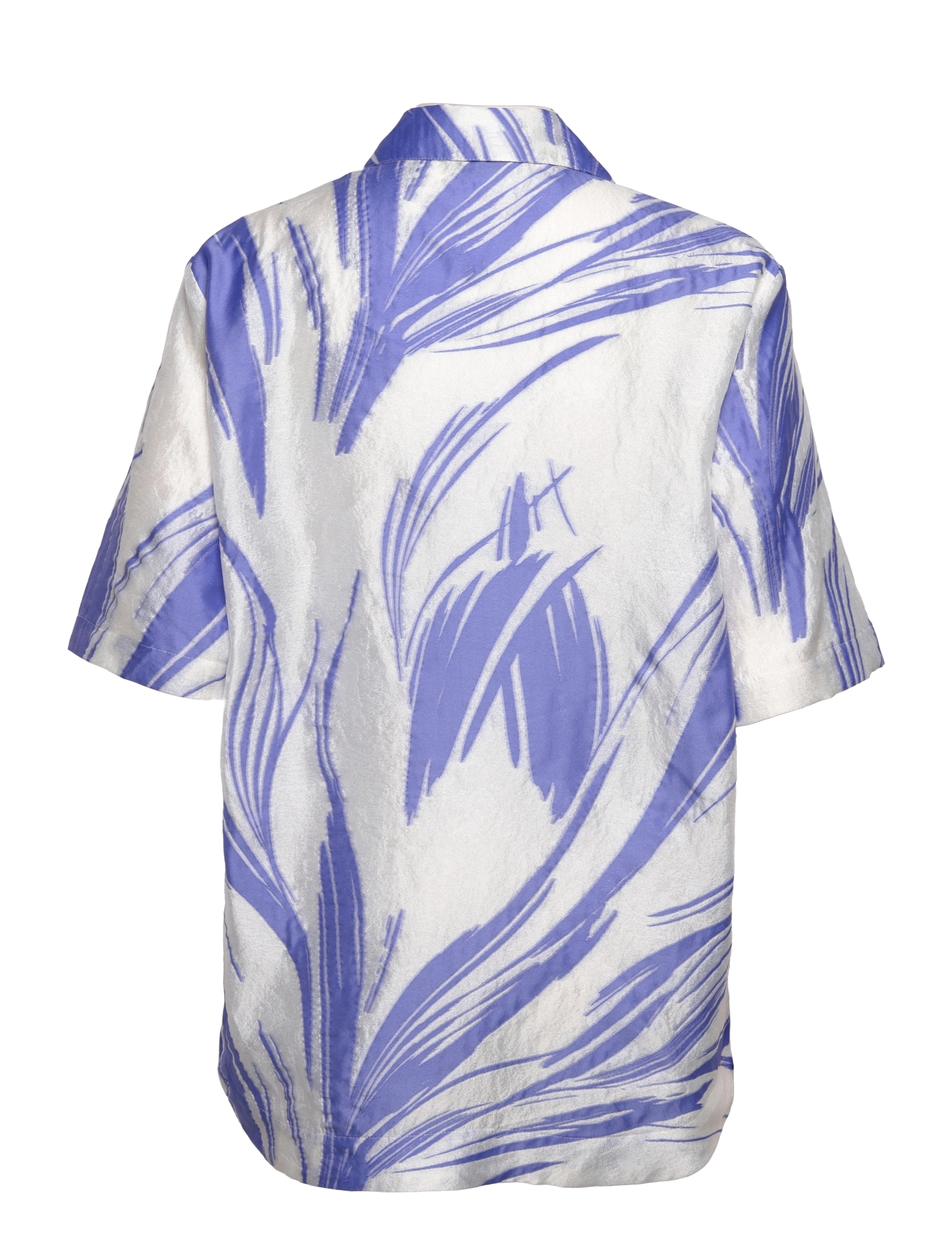 NORR - Leisure shirt - kortærmede skjorter - blue print - 1