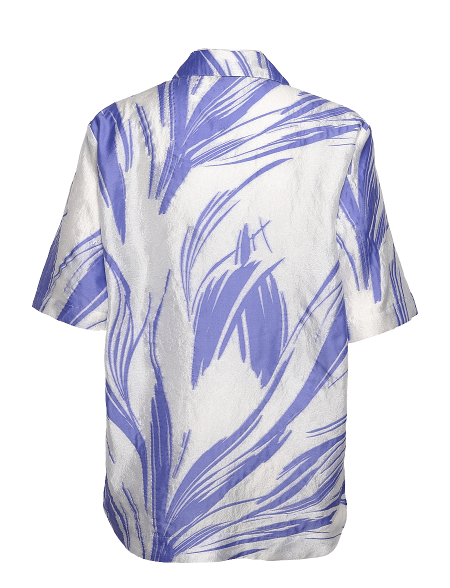 NORR - Leisure shirt - marškiniai trumpomis rankovėmis - blue print - 1