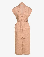 NORR - Ree waistcoat dress - vidutinio ilgio suknelės - latte - 0