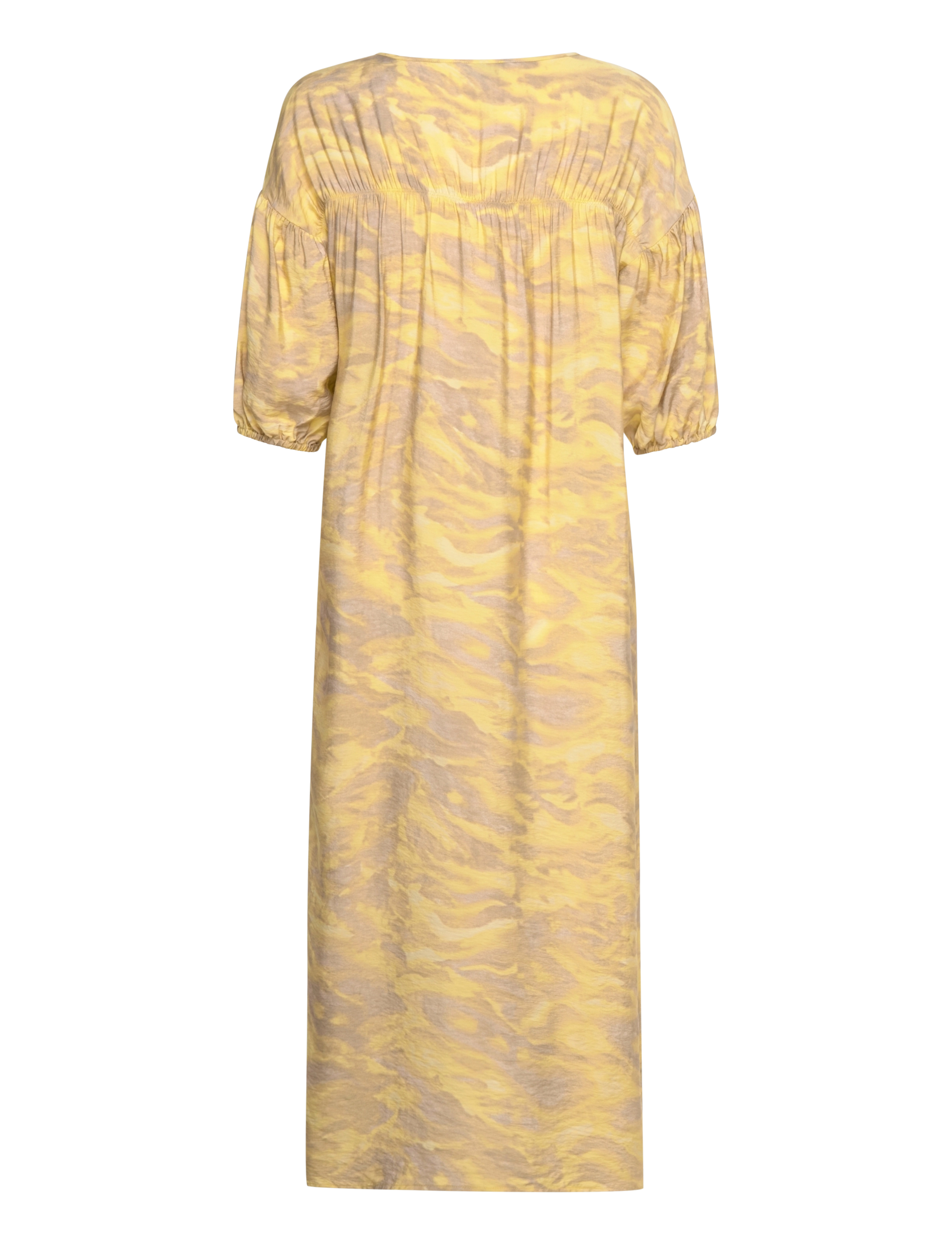 NORR - Alyssa dress - light yellow print - 1