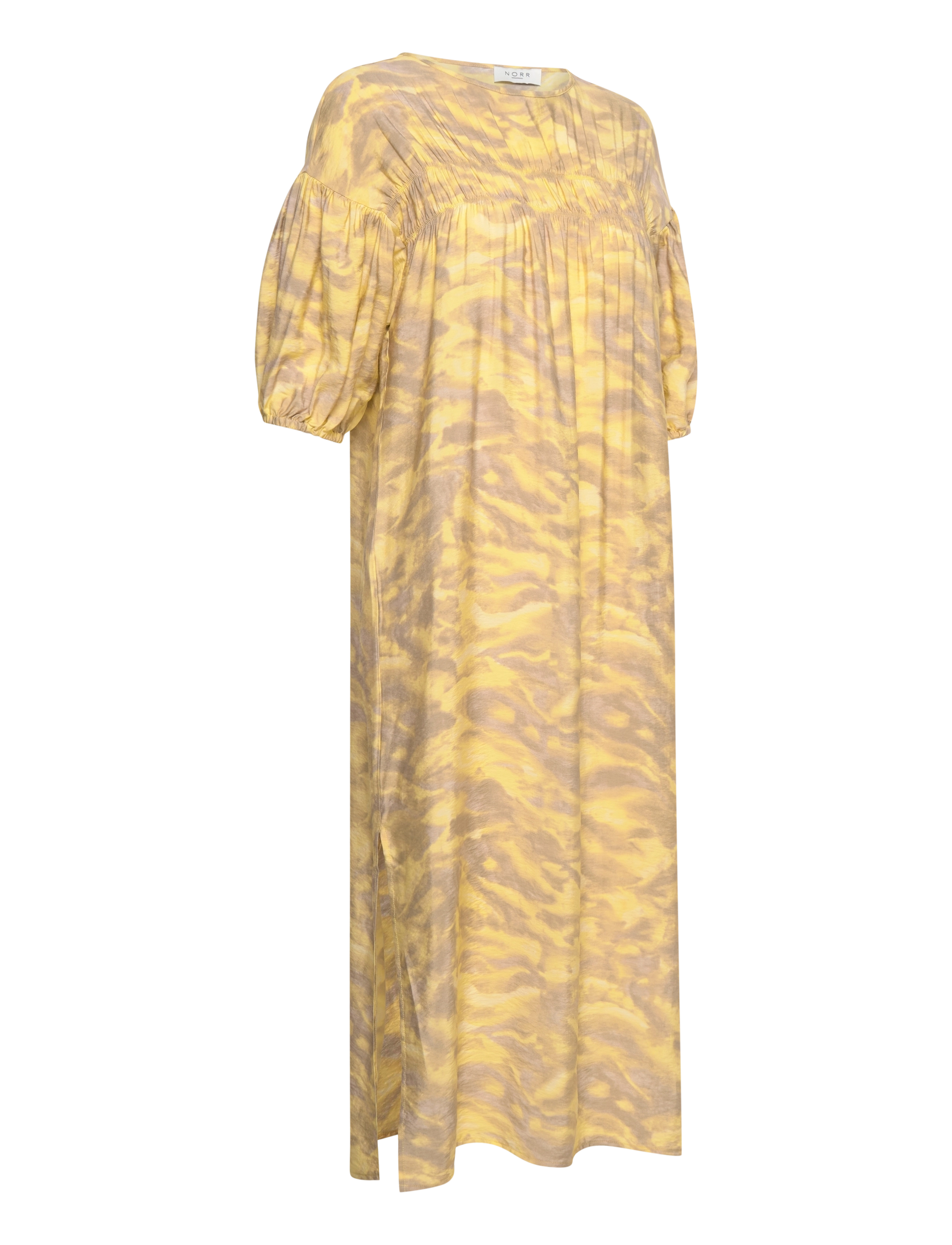 NORR - Alyssa dress - light yellow print - 2