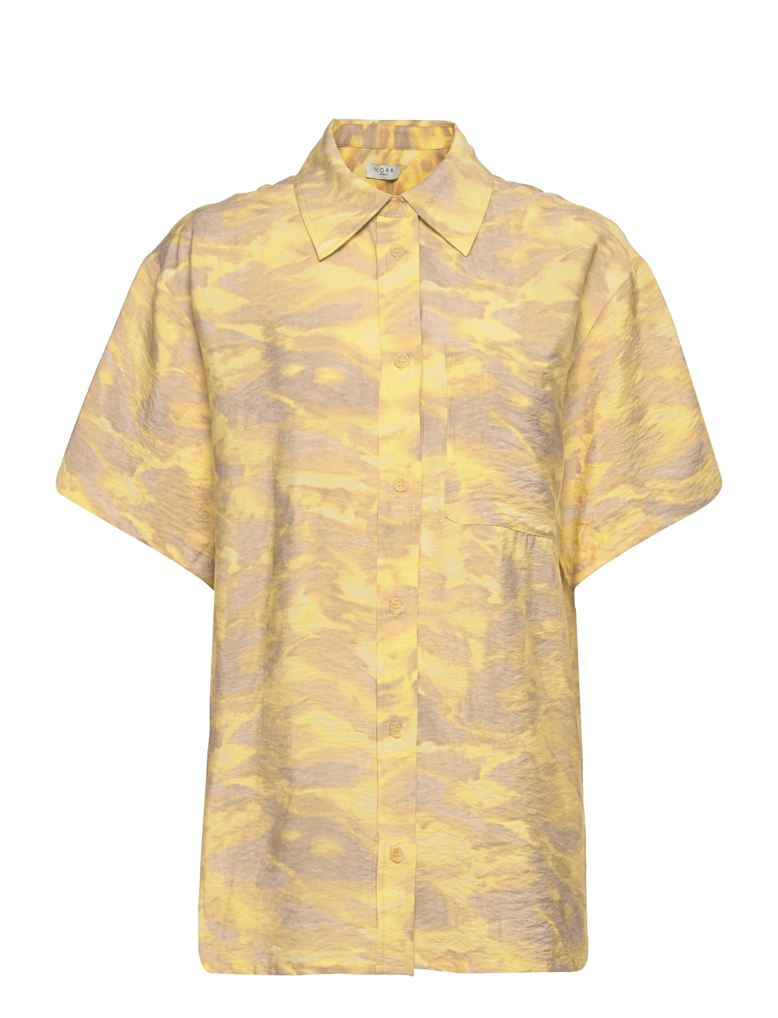 NORR Alyssa Shirt, 34, Shirts, Gelb - Short-sleeved, Frauen