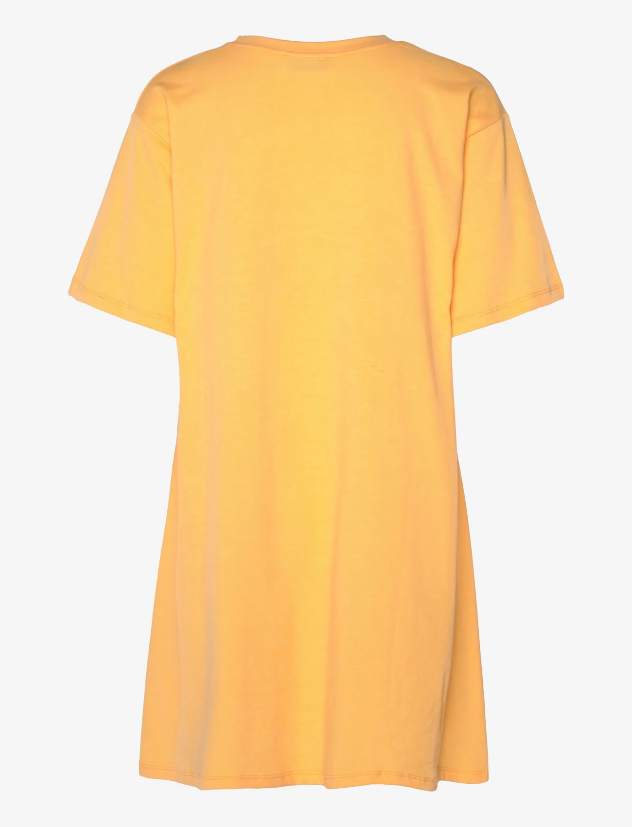 NORR - Payton A-shape dress - t-skjortekjoler - light orange mélange - 1