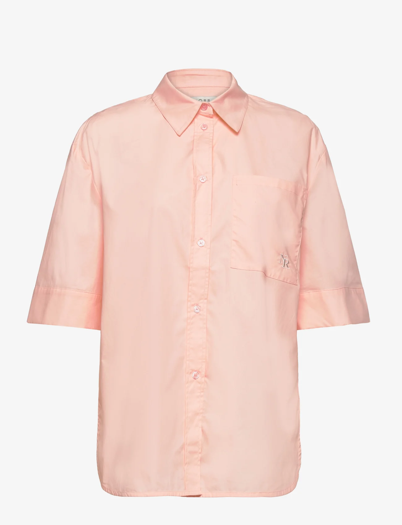 NORR - Adie SS shirt - lühikeste varrukatega särgid - light pink - 0