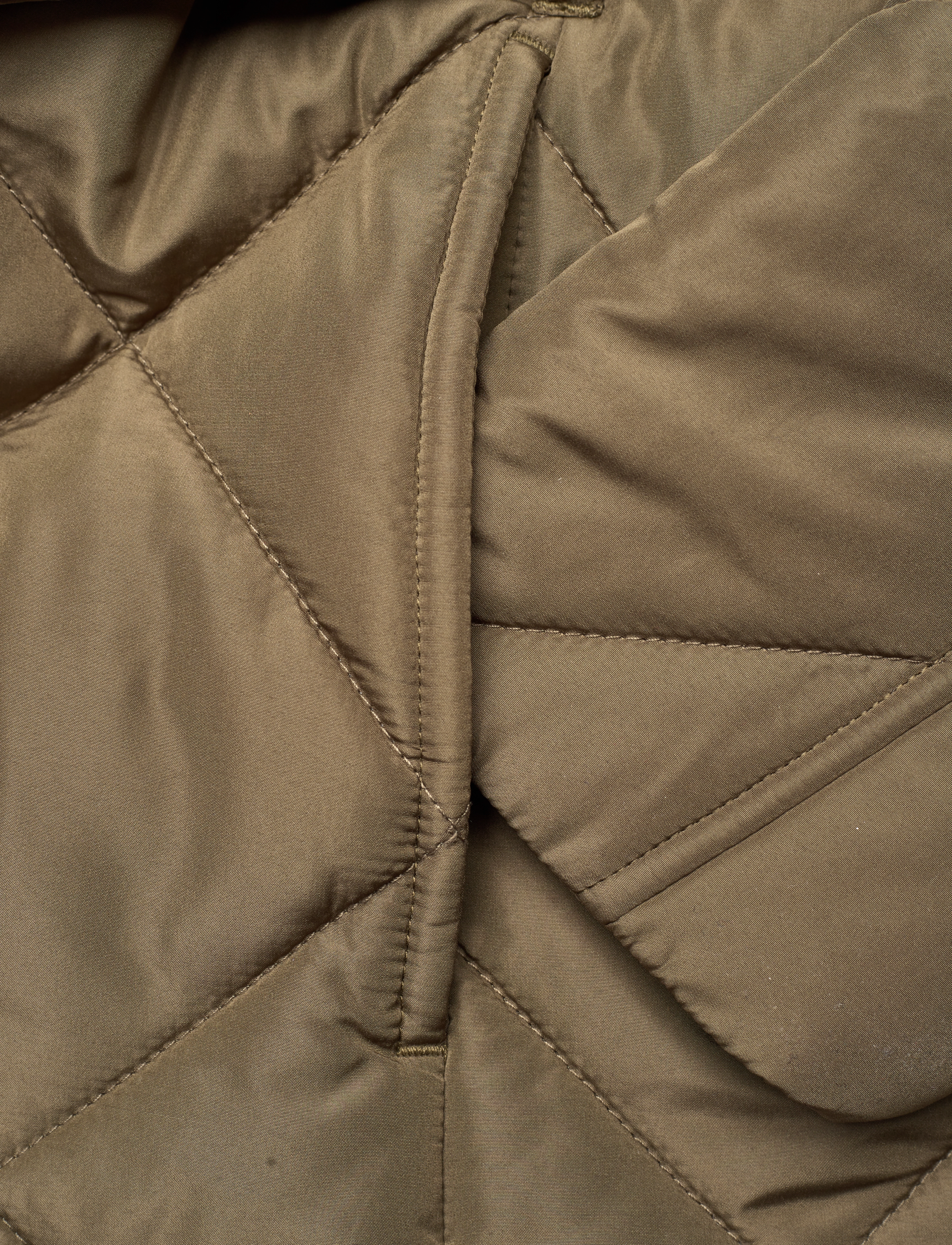 NORR - Alma quilted short jacket - dark army - 3