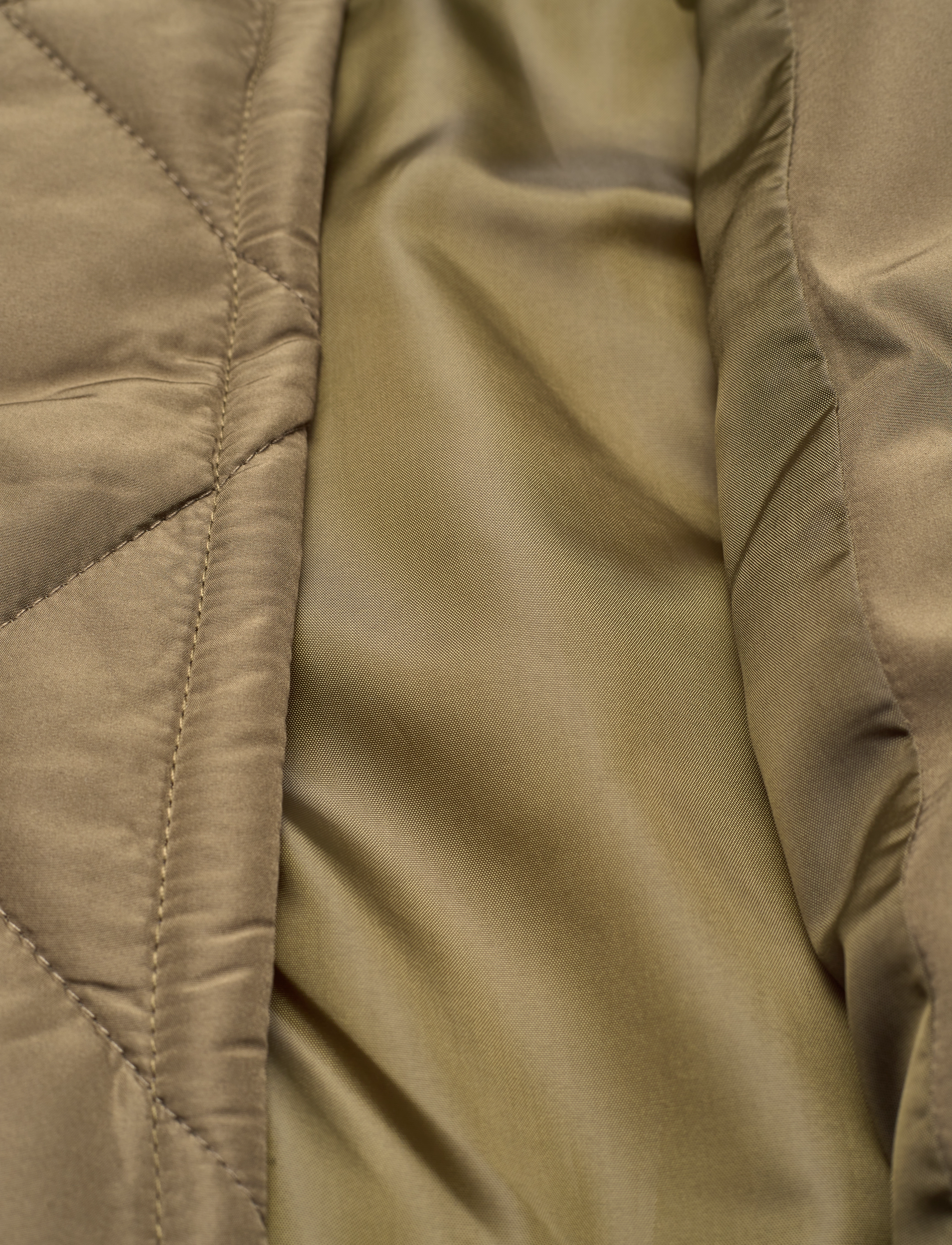 NORR - Alma quilted short jacket - dark army - 4