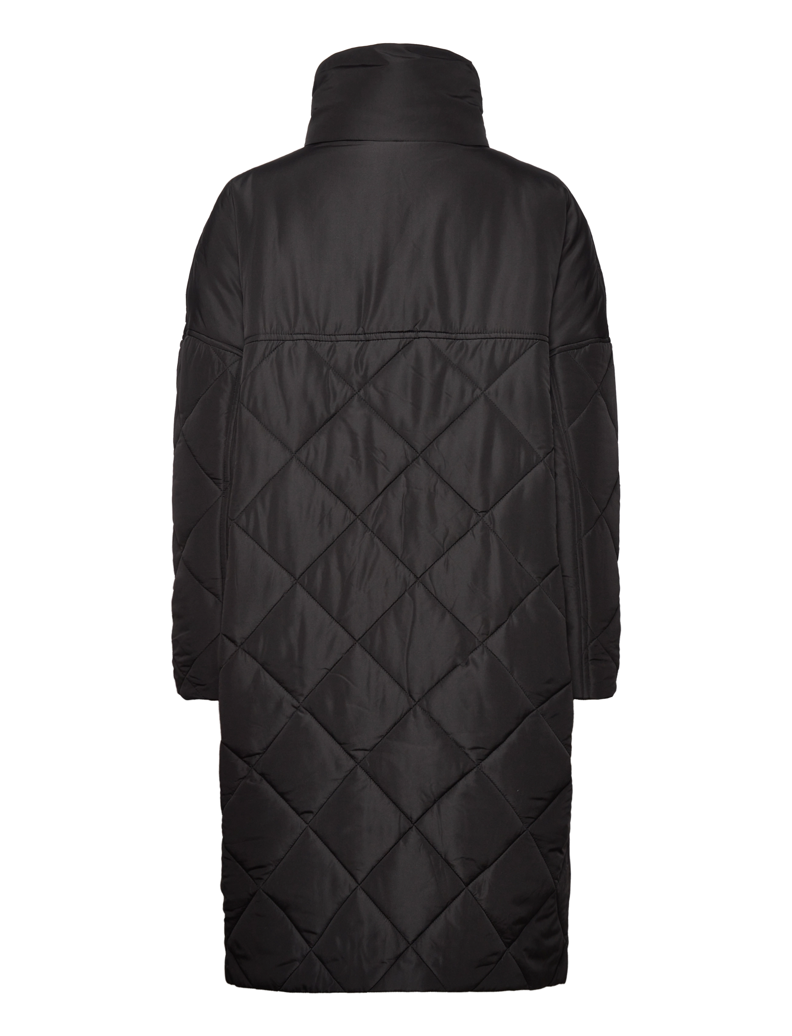 NORR - Alma slit quilted jacket - dun- & vadderade jackor - black - 2