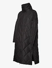 NORR - Alma slit quilted jacket - quilted jakker - black - 4