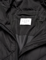 NORR - Alma slit quilted jacket - frühlingsjacken - black - 10