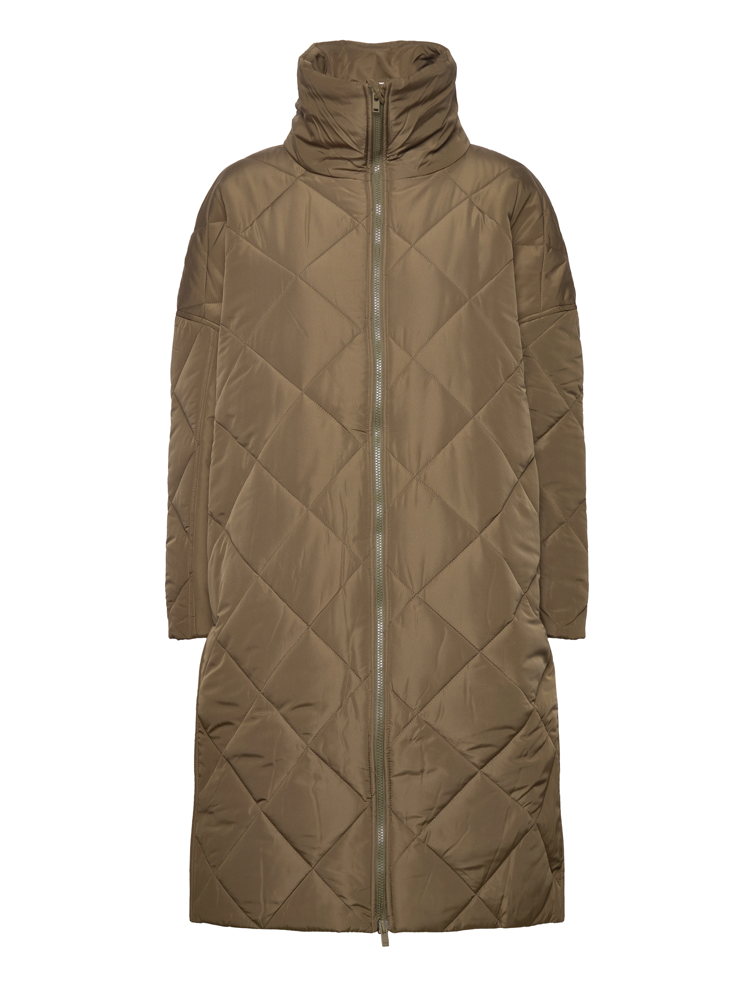 NORR Alma Slit Quilted Jacke Grün - 34 - Damen