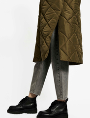 NORR - Alma slit quilted jacket - pavasarinės striukės - dark army - 7