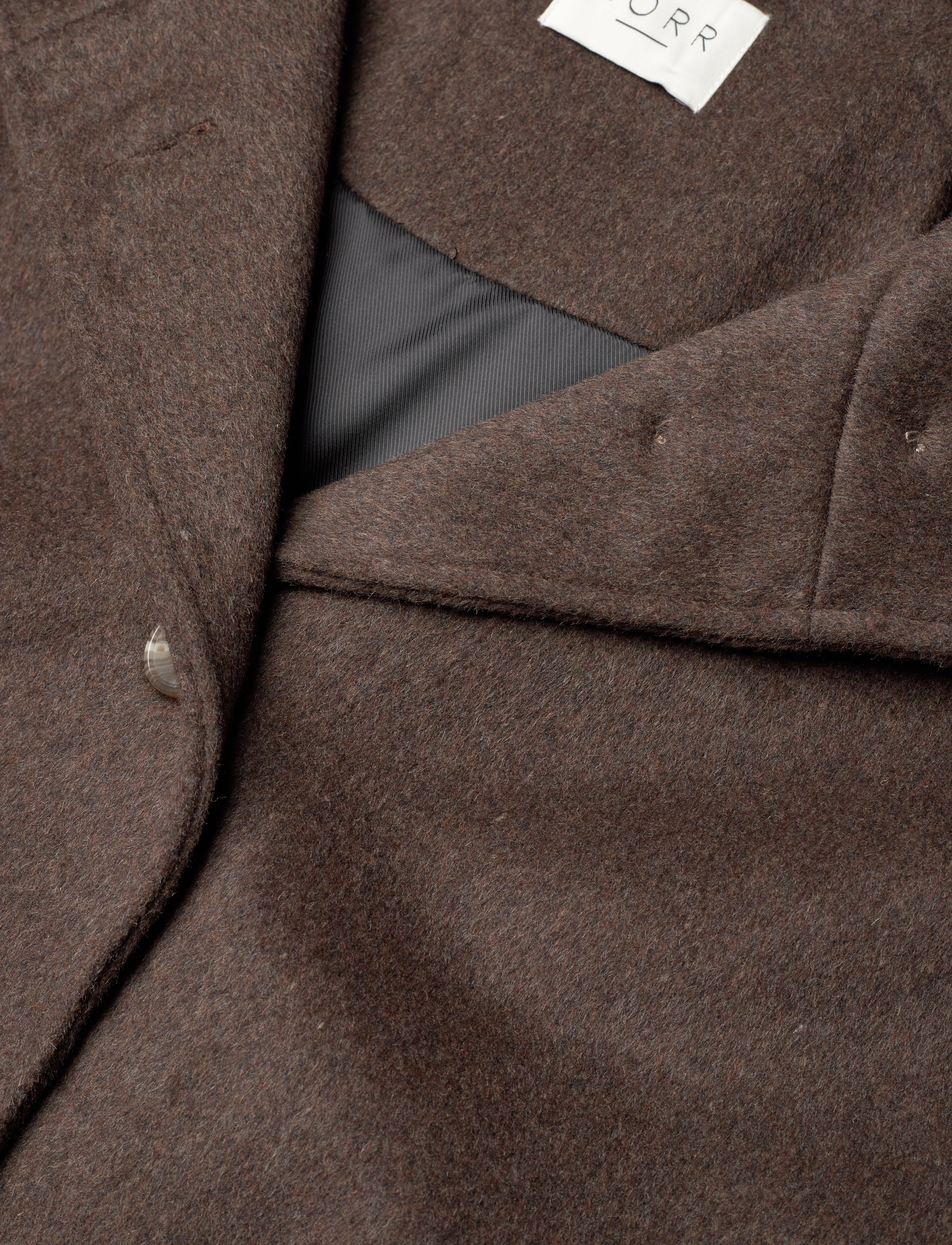 NORR - Anni coat - dark brown - 2