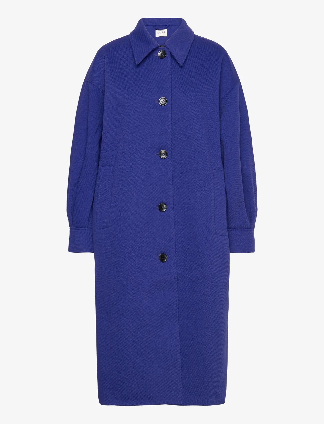 NORR - Elly coat - winter coats - blue - 0