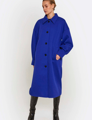 NORR - Elly coat - pitkät talvitakit - blue - 2