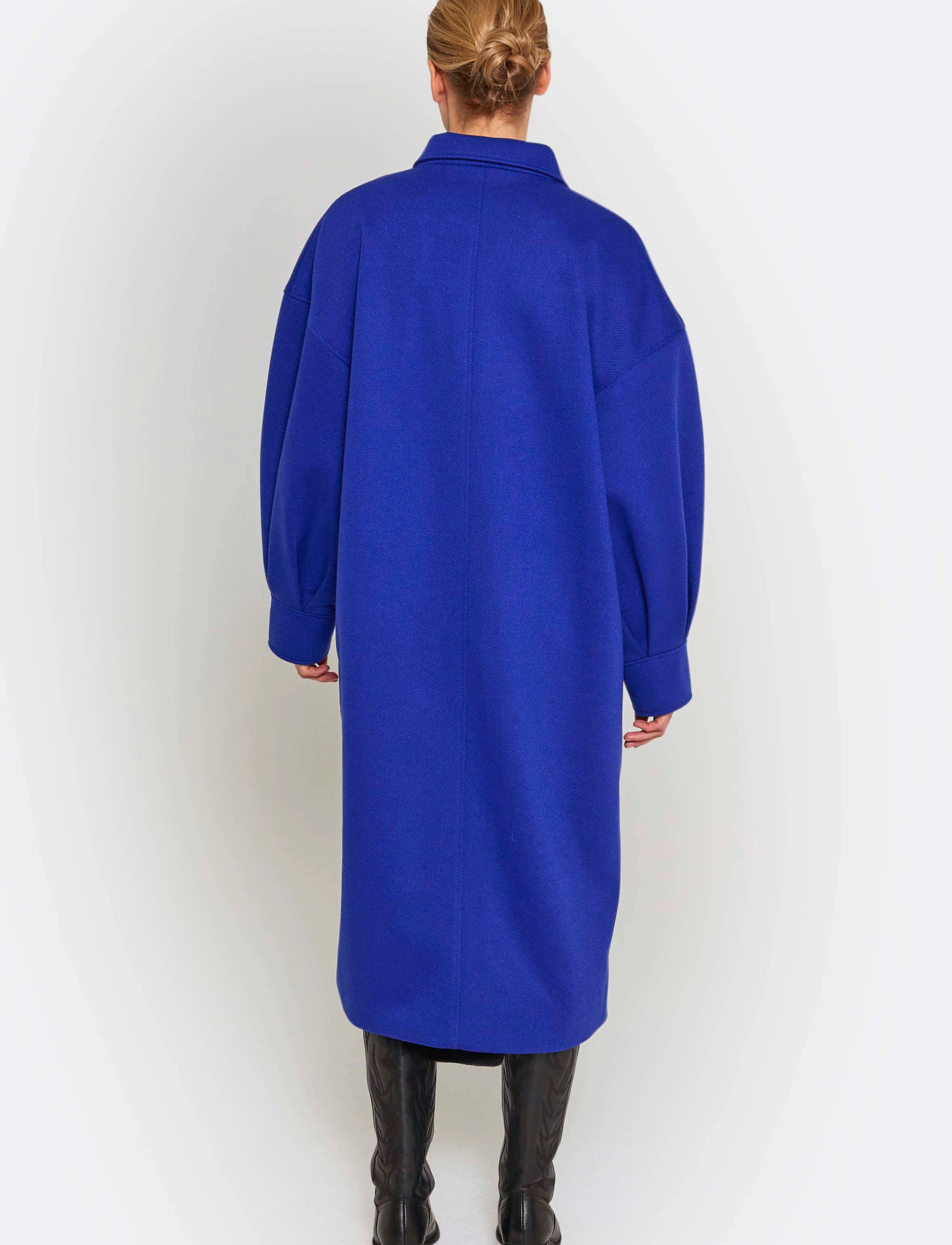 NORR - Elly coat - blue - 3