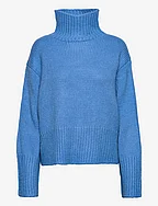 Fuscia knit top - BLUE