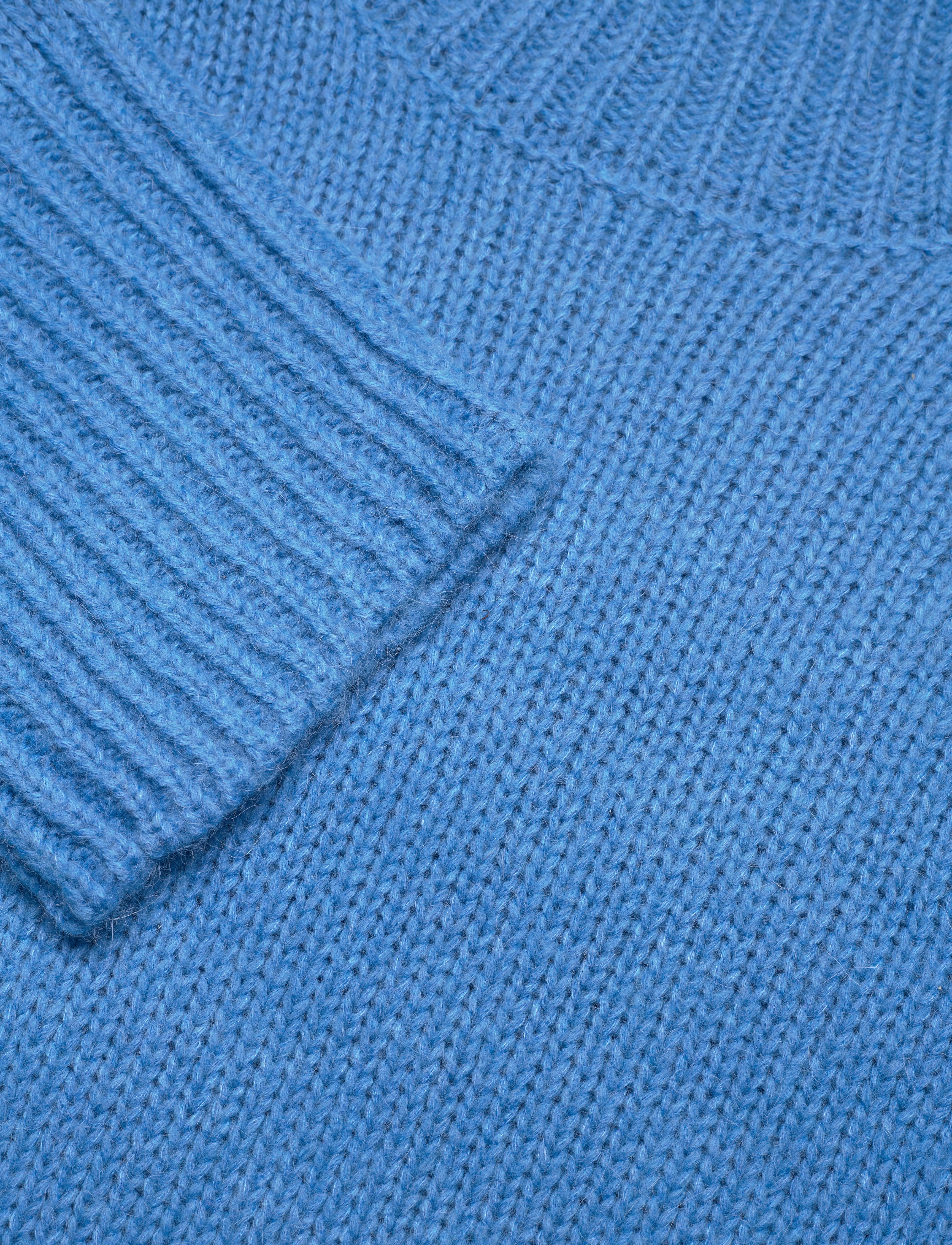 NORR - Fuscia knit top - blue - 5