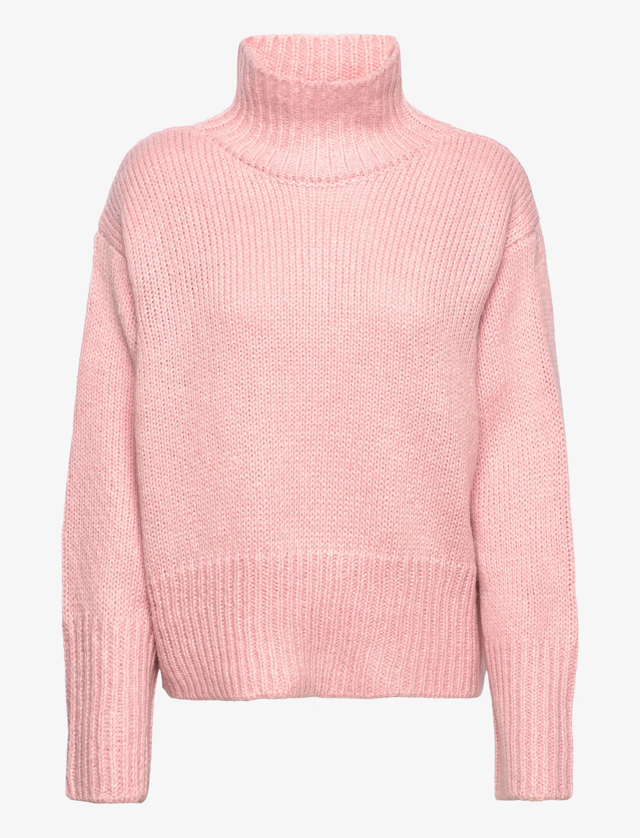 NORR - Fuscia knit top - rollkragenpullover - pink - 0