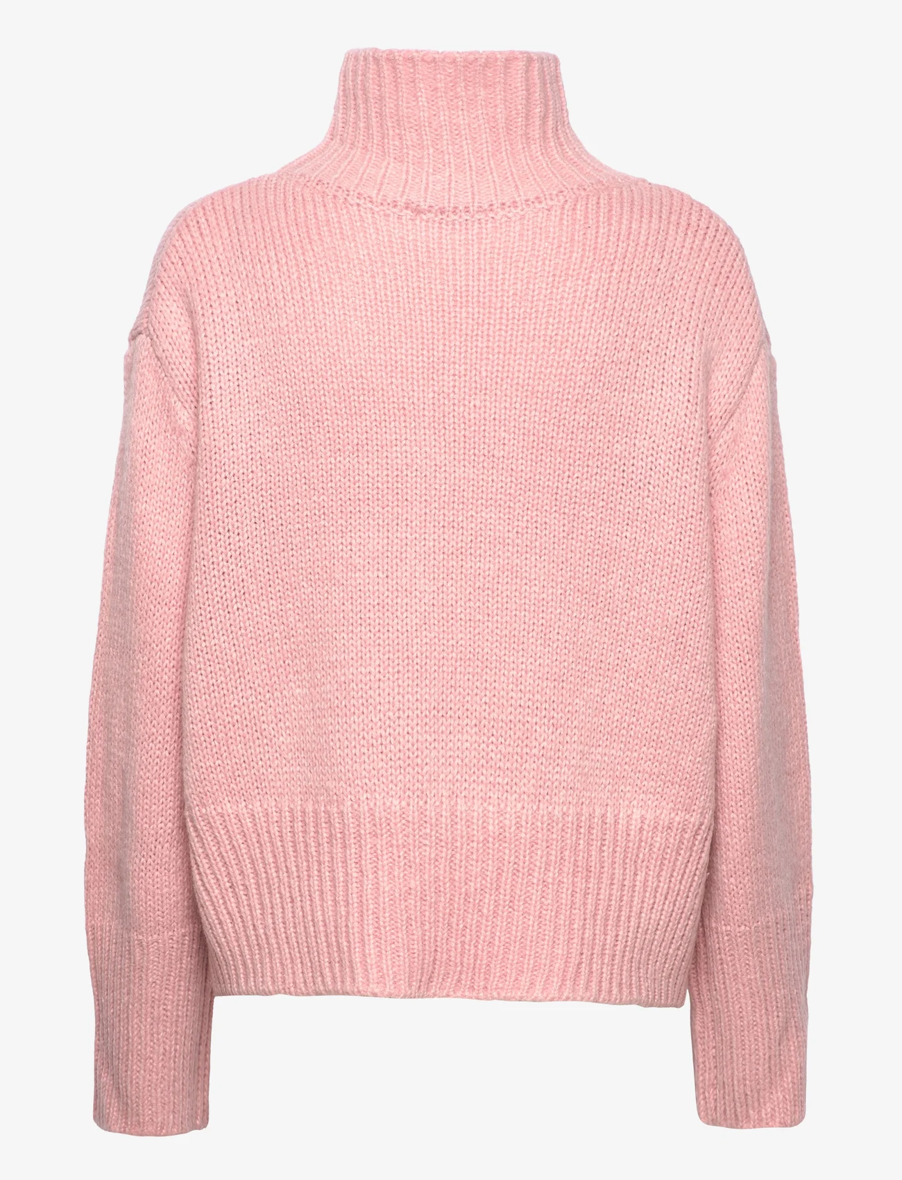 NORR - Fuscia knit top - turtlenecks - pink - 1