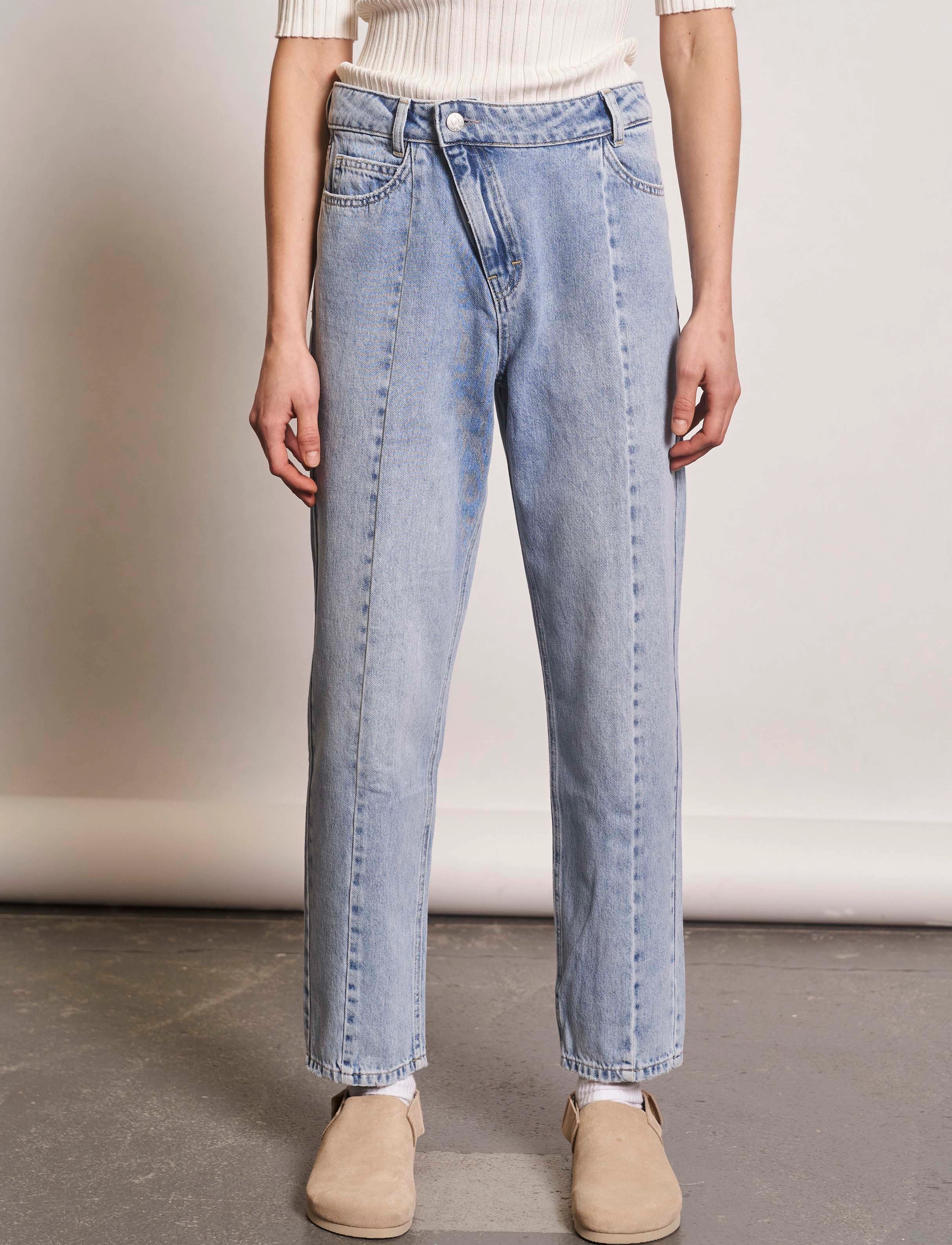 NORR - Kenzie relaxed detail jeans - light blue wash - 2