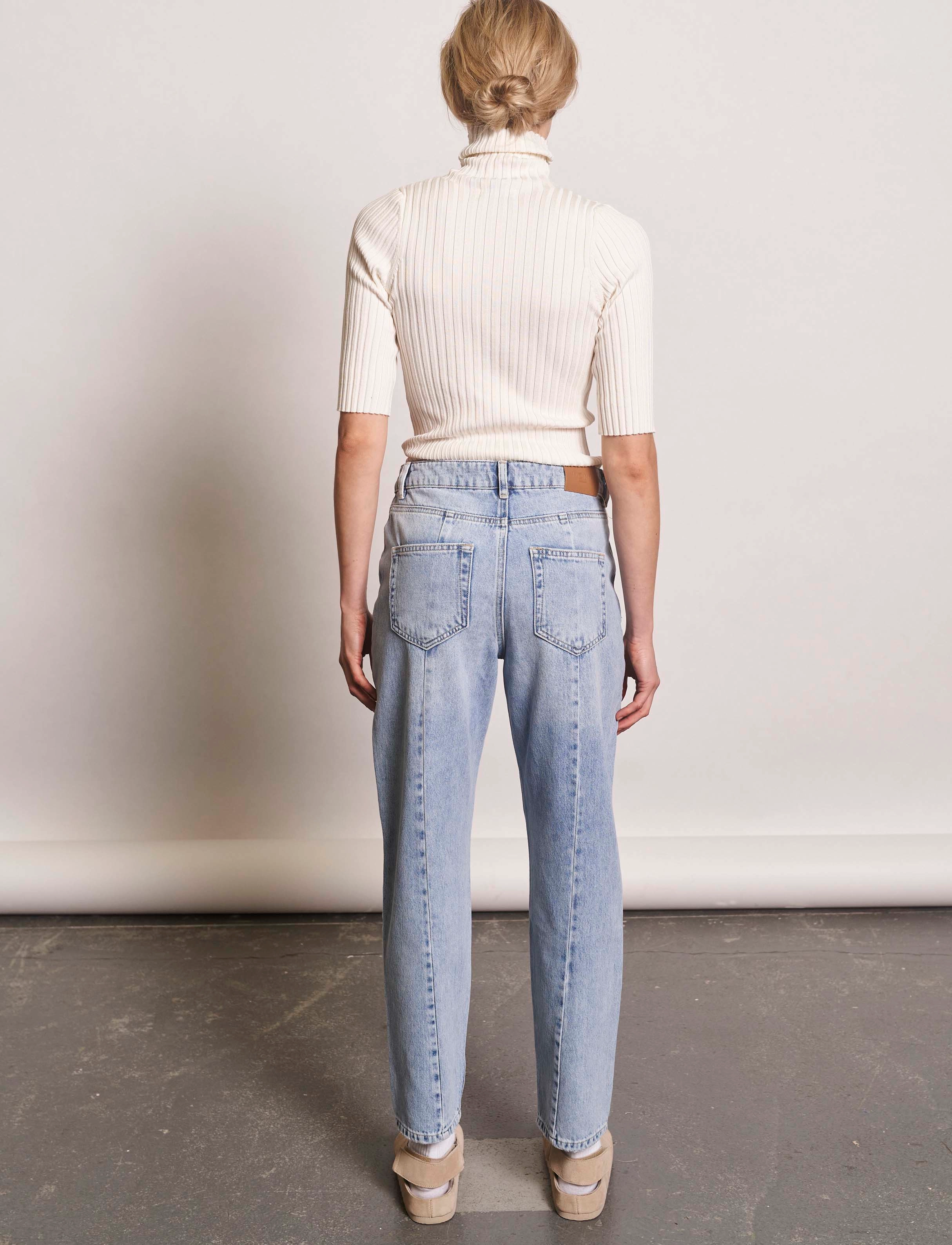 NORR - Kenzie relaxed detail jeans - light blue wash - 3