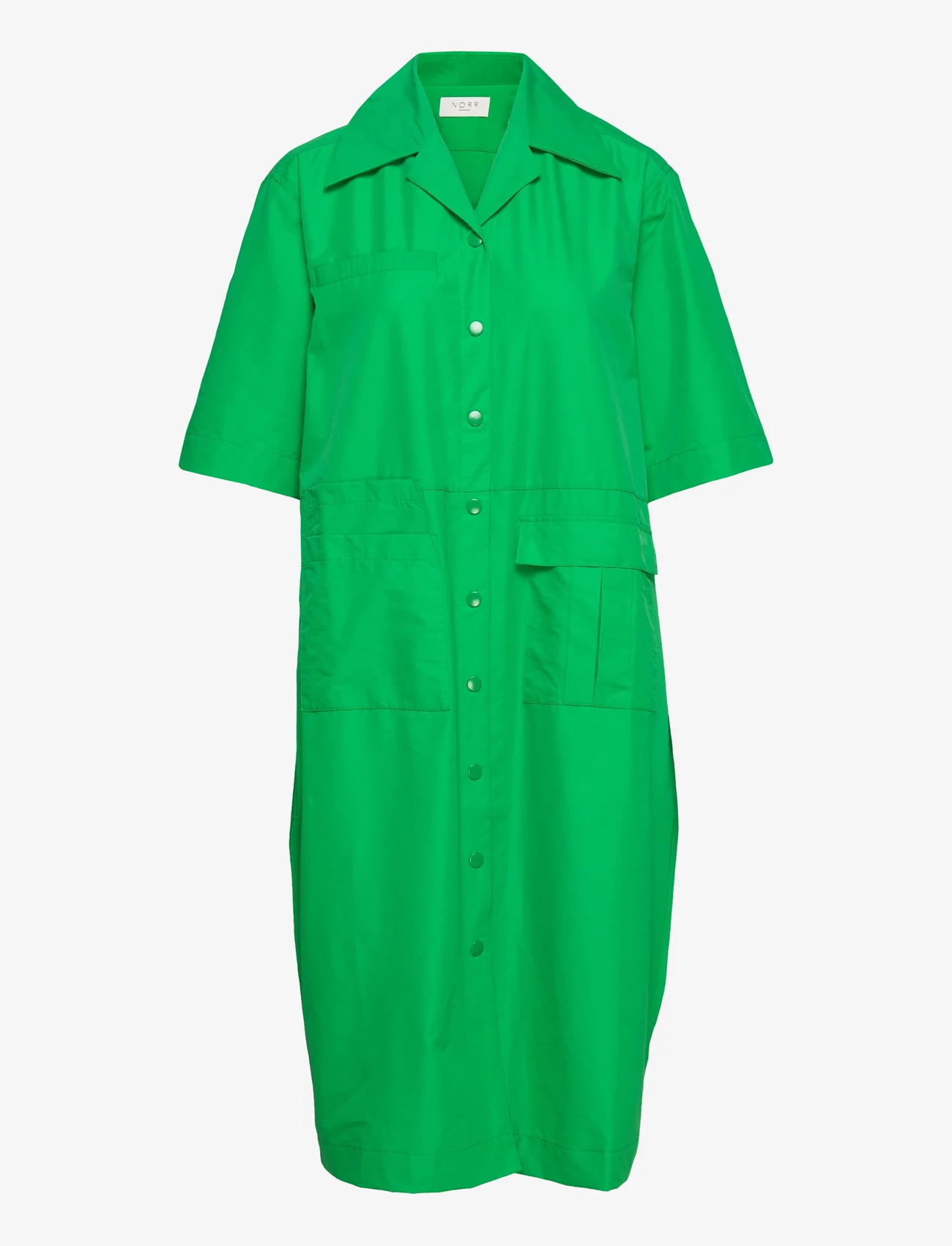 NORR - Lana long dress - strong green - 0