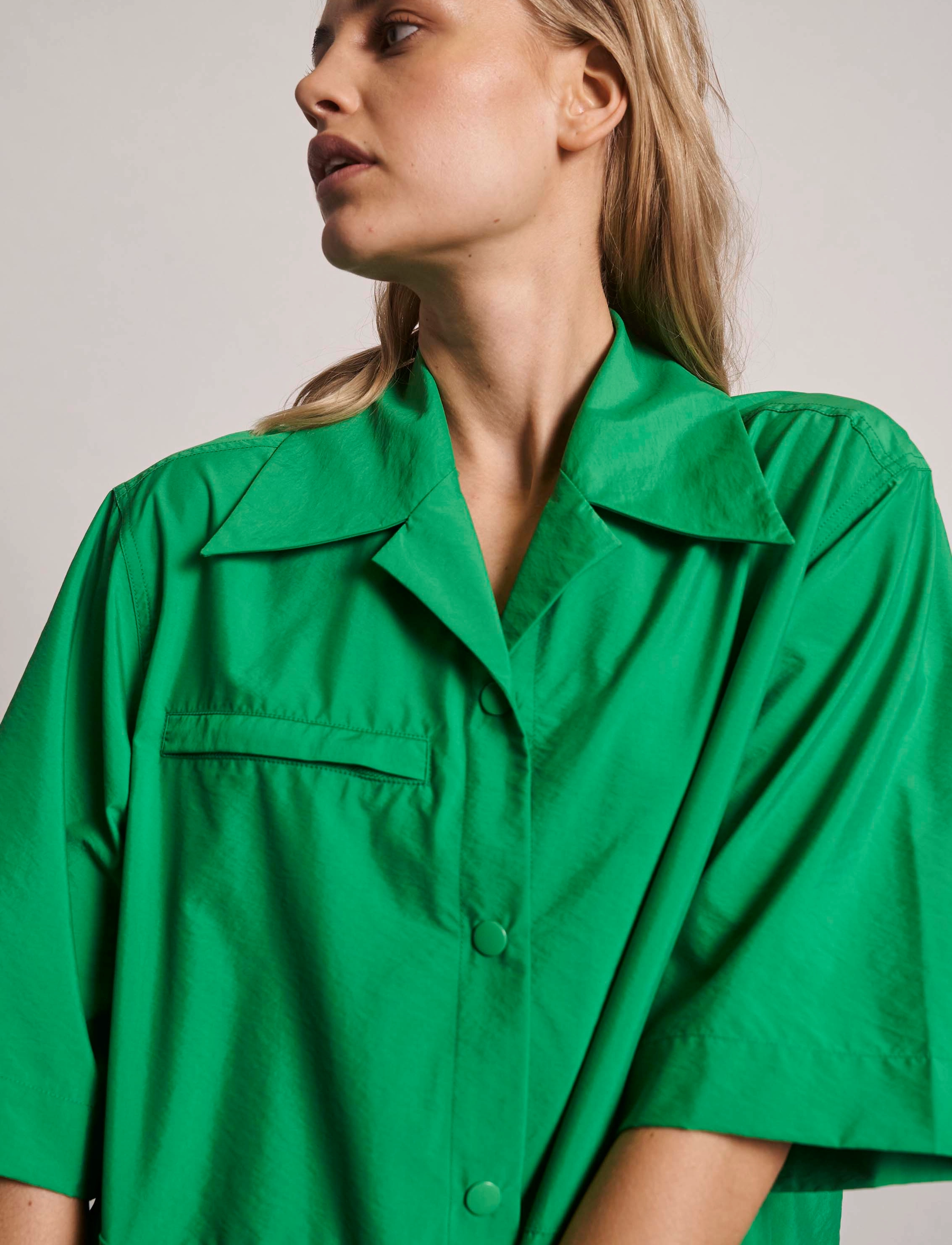 NORR - Lana long dress - strong green - 5