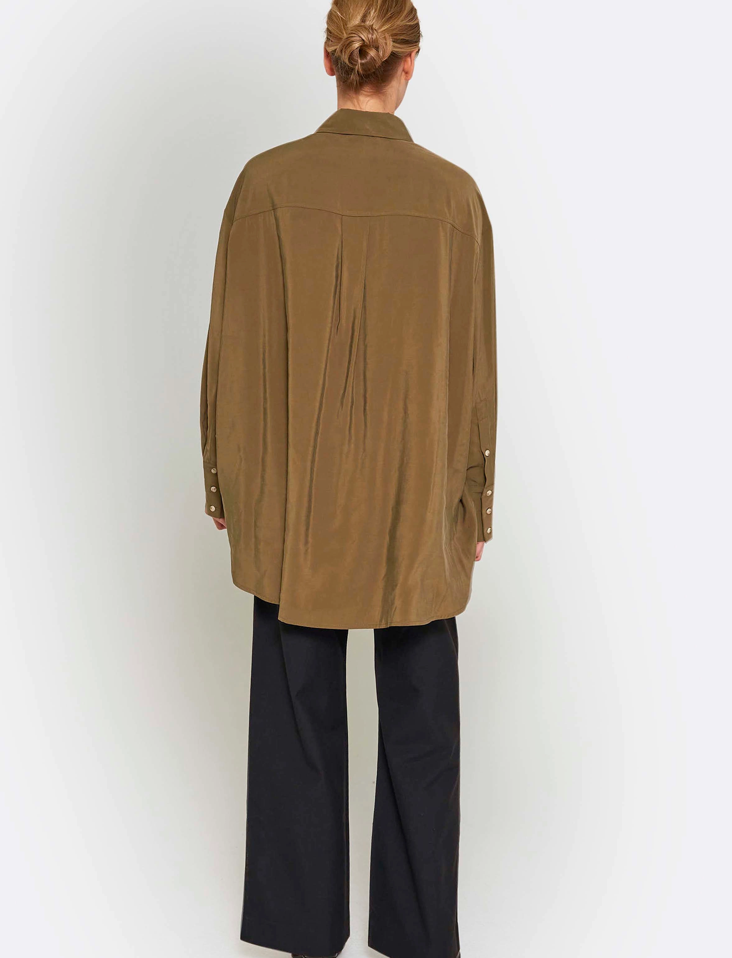 NORR - Magda shirt - army - 3