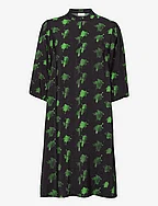 Noya dress - GREEN PRINT