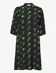 NORR - Noya dress - vakarėlių drabužiai išparduotuvių kainomis - green print - 0