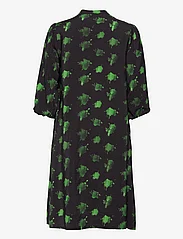 NORR - Noya dress - festtøj til outletpriser - green print - 1