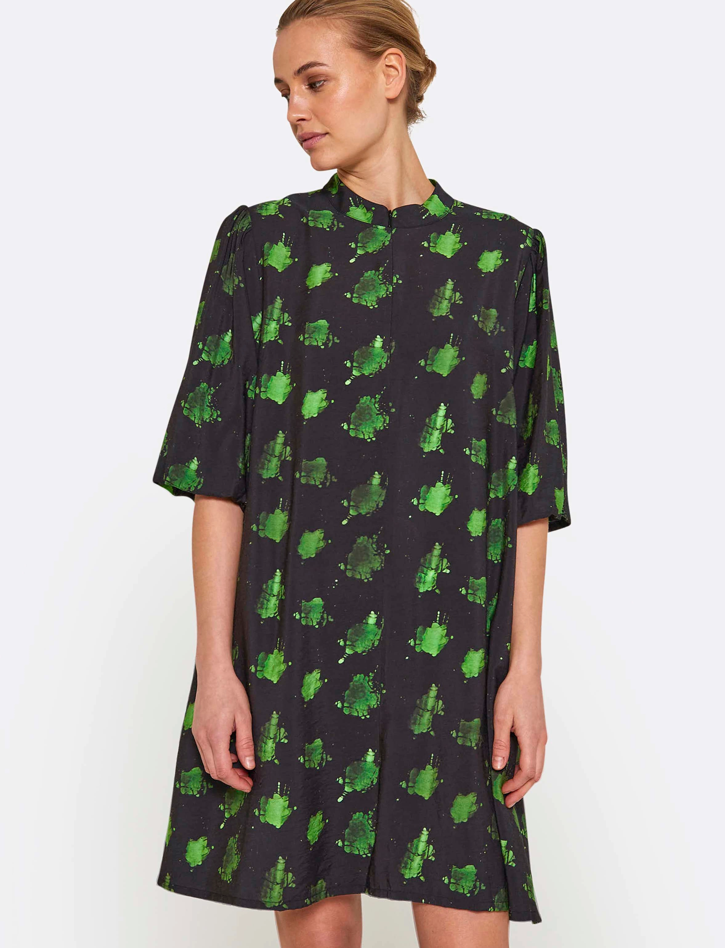 NORR - Noya dress - green print - 2