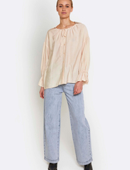 NORR - Phila shirt - long-sleeved blouses - off-white - 3