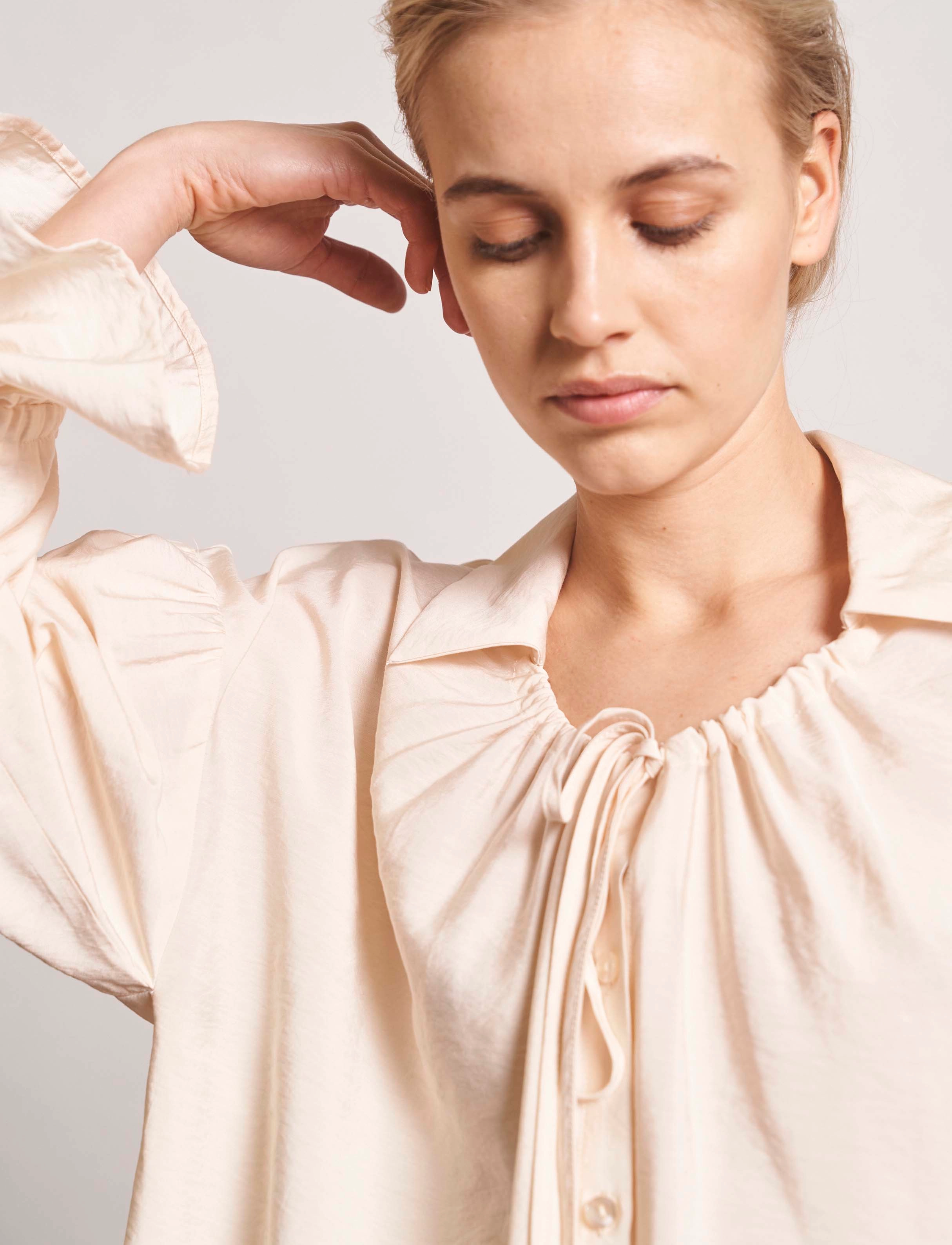 NORR - Phila shirt - langärmlige blusen - off-white - 4