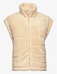 NORR - Teddy waistcoat - polstrede vester - beige - 0