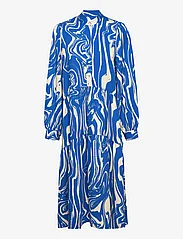 NORR - Kemia dress - midi jurken - blue print - 0