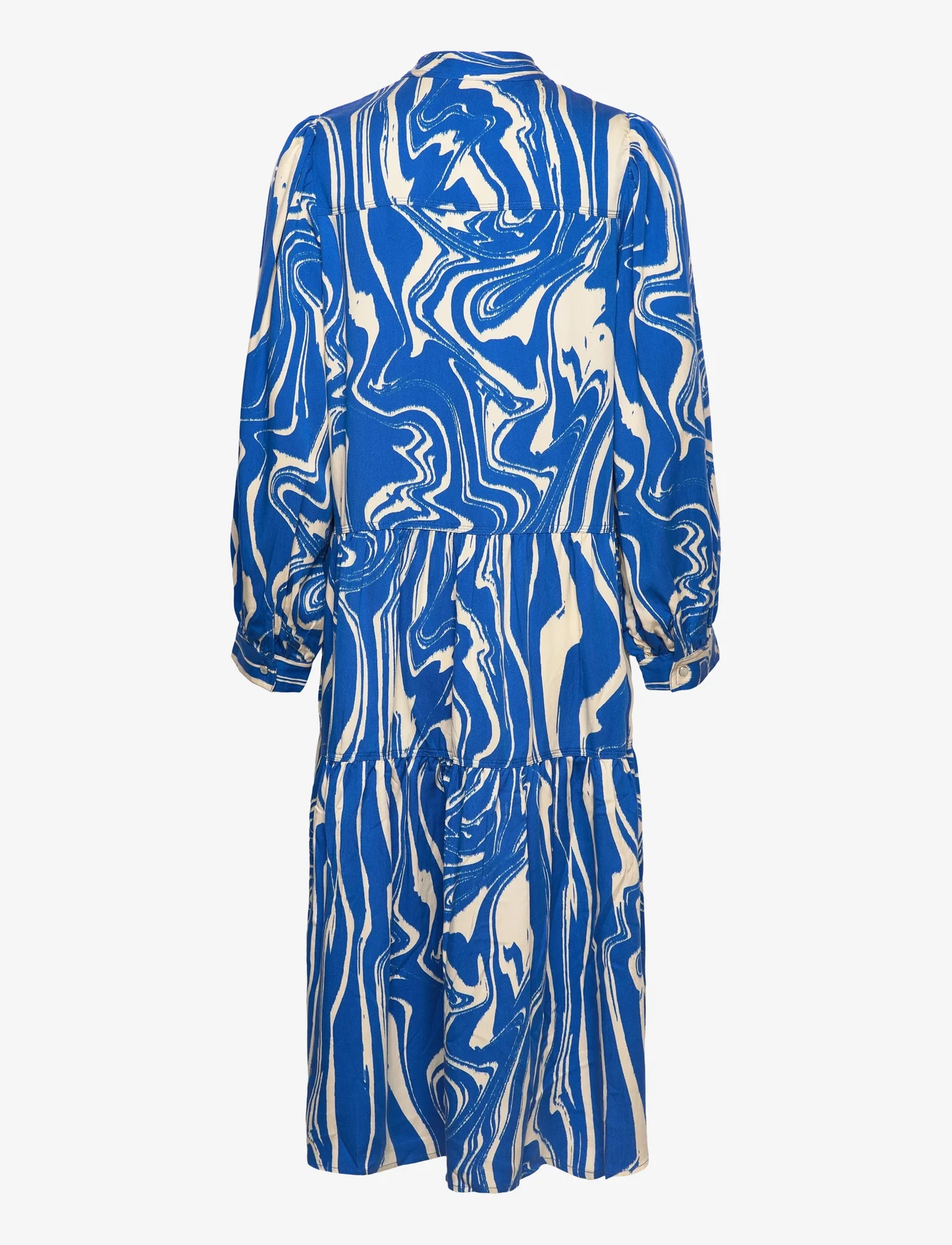 NORR - Kemia dress - midi jurken - blue print - 1