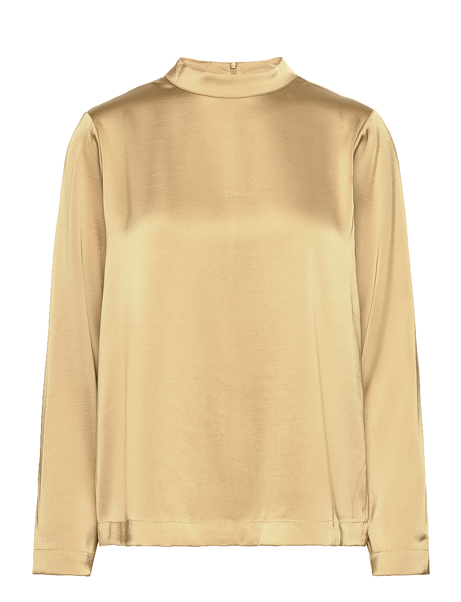 NORR - Gili top - long sleeved blouses - khaki - 1