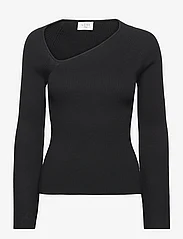NORR - Sherry WS knit top - megzti drabužiai - black01 - 0