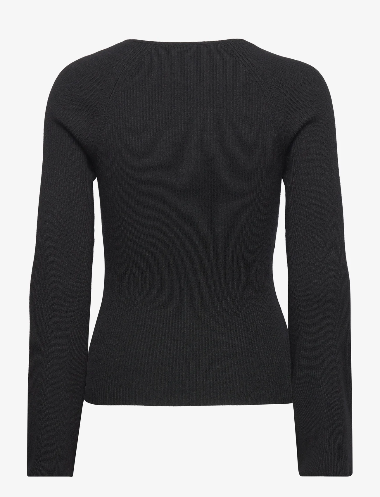 NORR - Sherry WS knit top - trøjer - black01 - 1