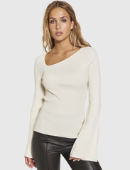 NORR - Sherry WS knit top - gensere - off-white - 4