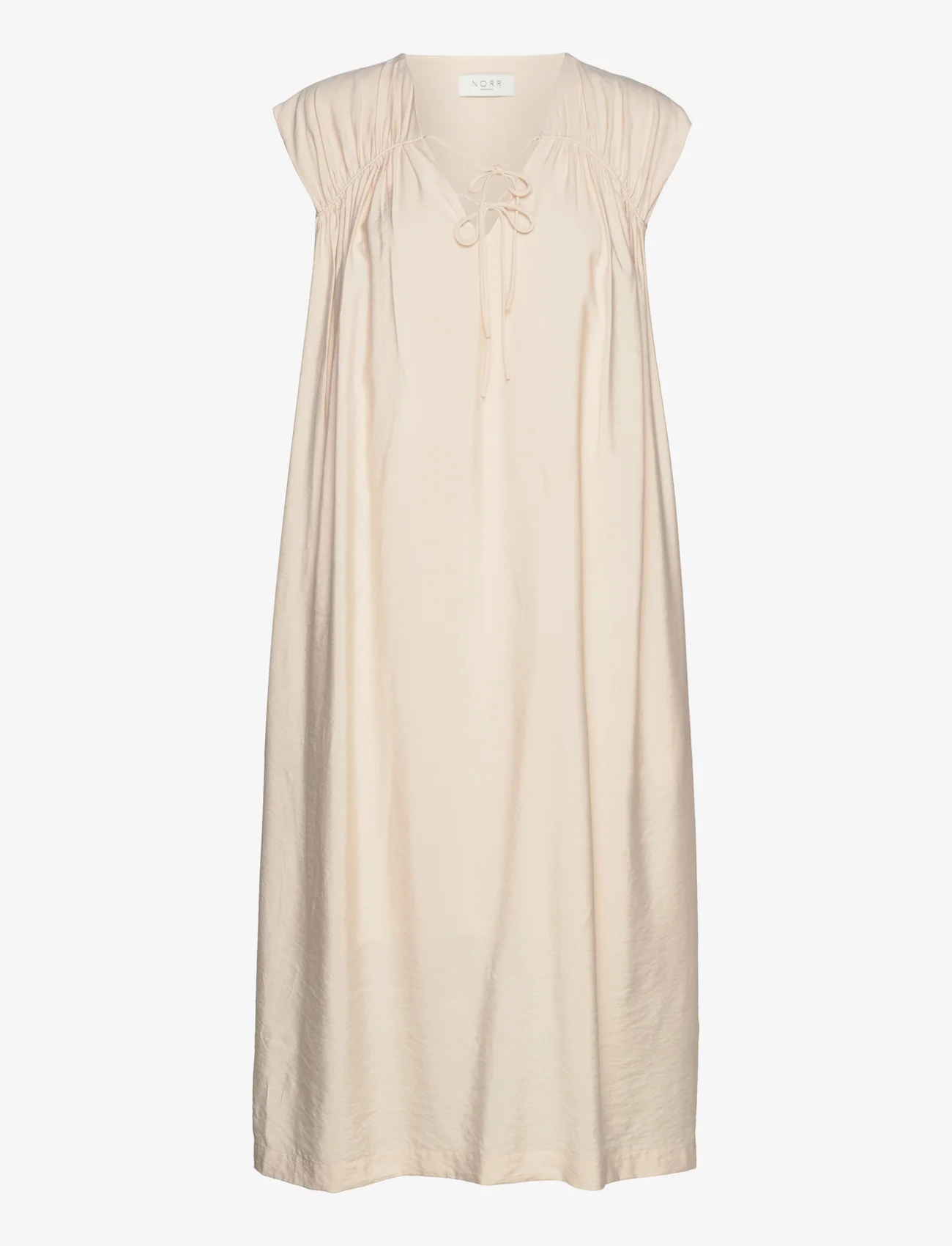 NORR - Alyssa midi dress - vidutinio ilgio suknelės - off-white - 0