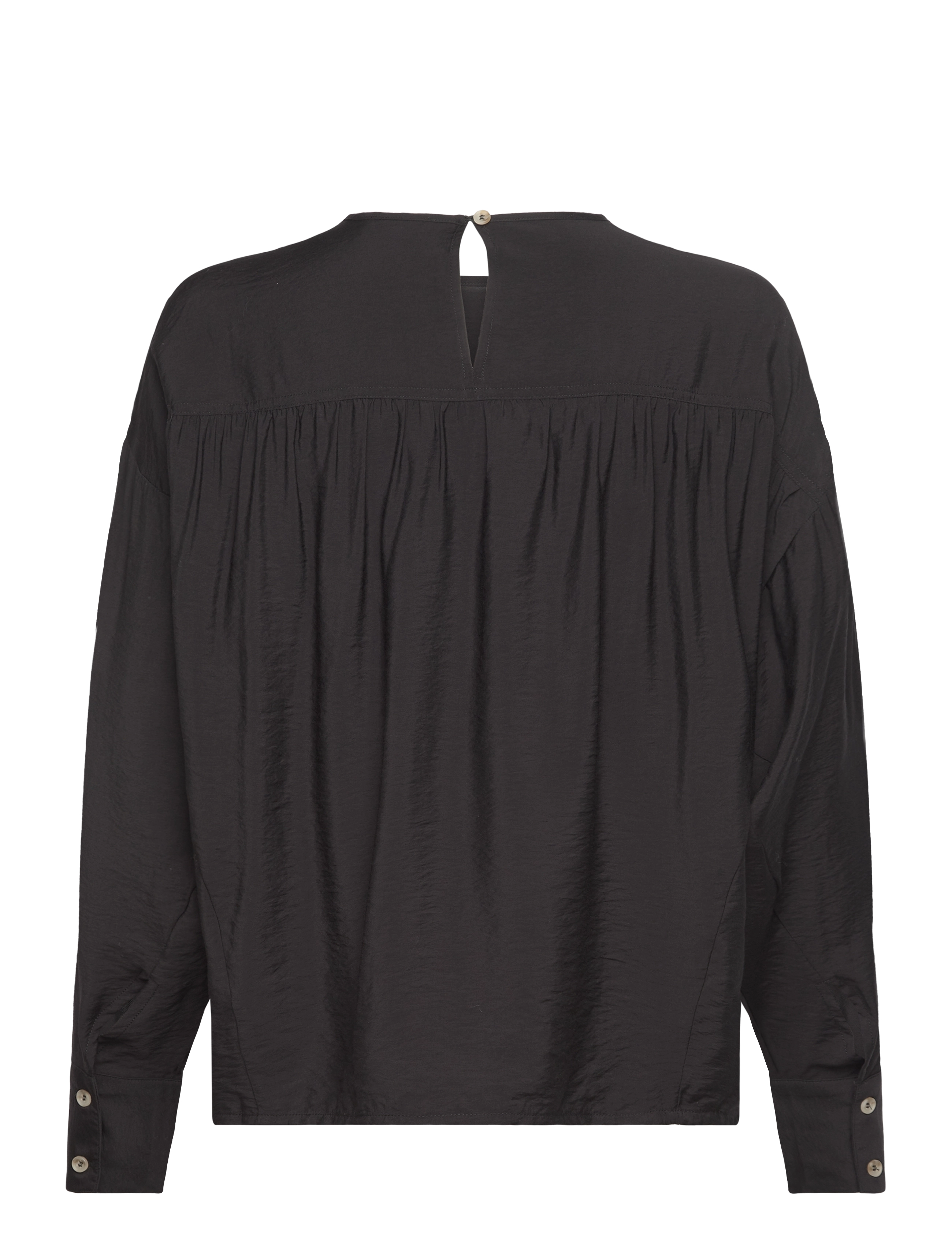 NORR - Alyssa top - langærmede bluser - black01 - 1