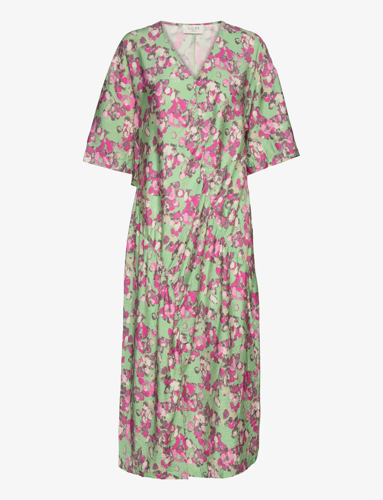 NORR - Alyssa V-neck dress - festklær til outlet-priser - meadow print - 0